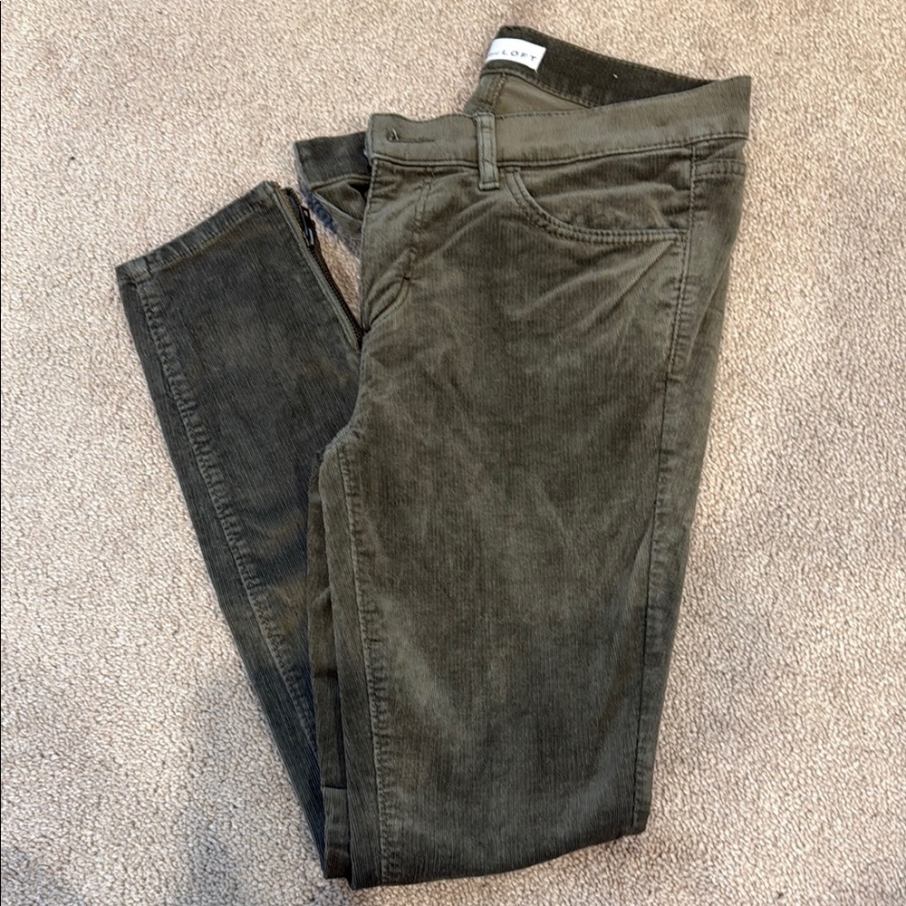 Anne Taylor Loft Olive Green Women's Jeans